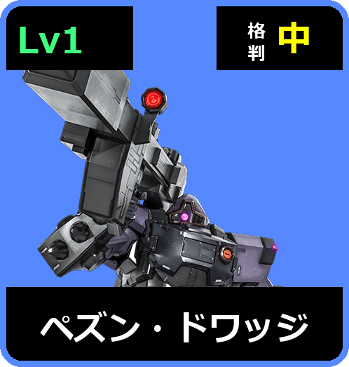 ペズン・ドワッジ Lv1 (C400/Ground)