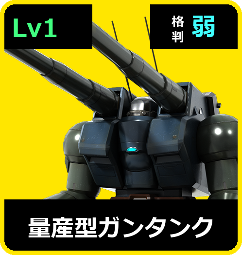 量産型ガンタンク Lv1 (C250/Ground)